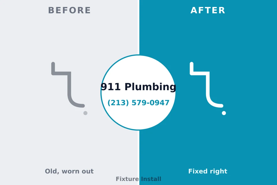 Before and after: plumbing repair Binghamton, NY